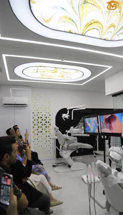Hands-on Dental Implants Course at Mehr Academy: implant placement practice on manikin