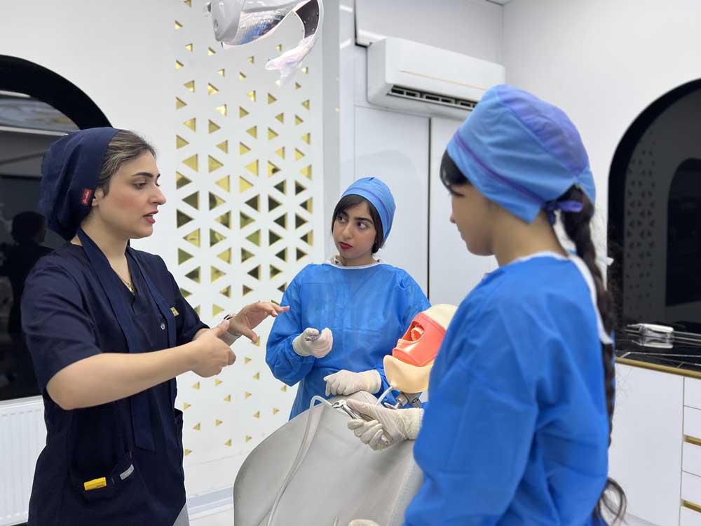 ADC Practical exam training session for dentists with clinical guidance at Mehr Dental Academy
